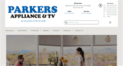 Desktop Screenshot of parkersappliancetv.com